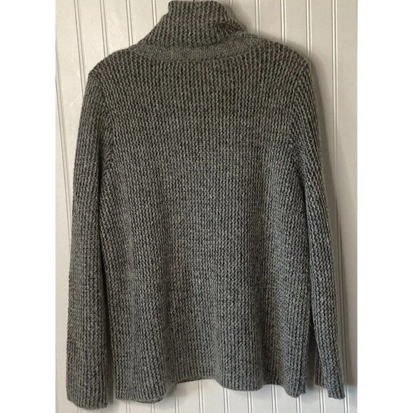 Linden Hill Women’s XL Mohair Blend Cowl Neck Long Sleeve Gray Sweater Tunic Top - Picture 3 of 8